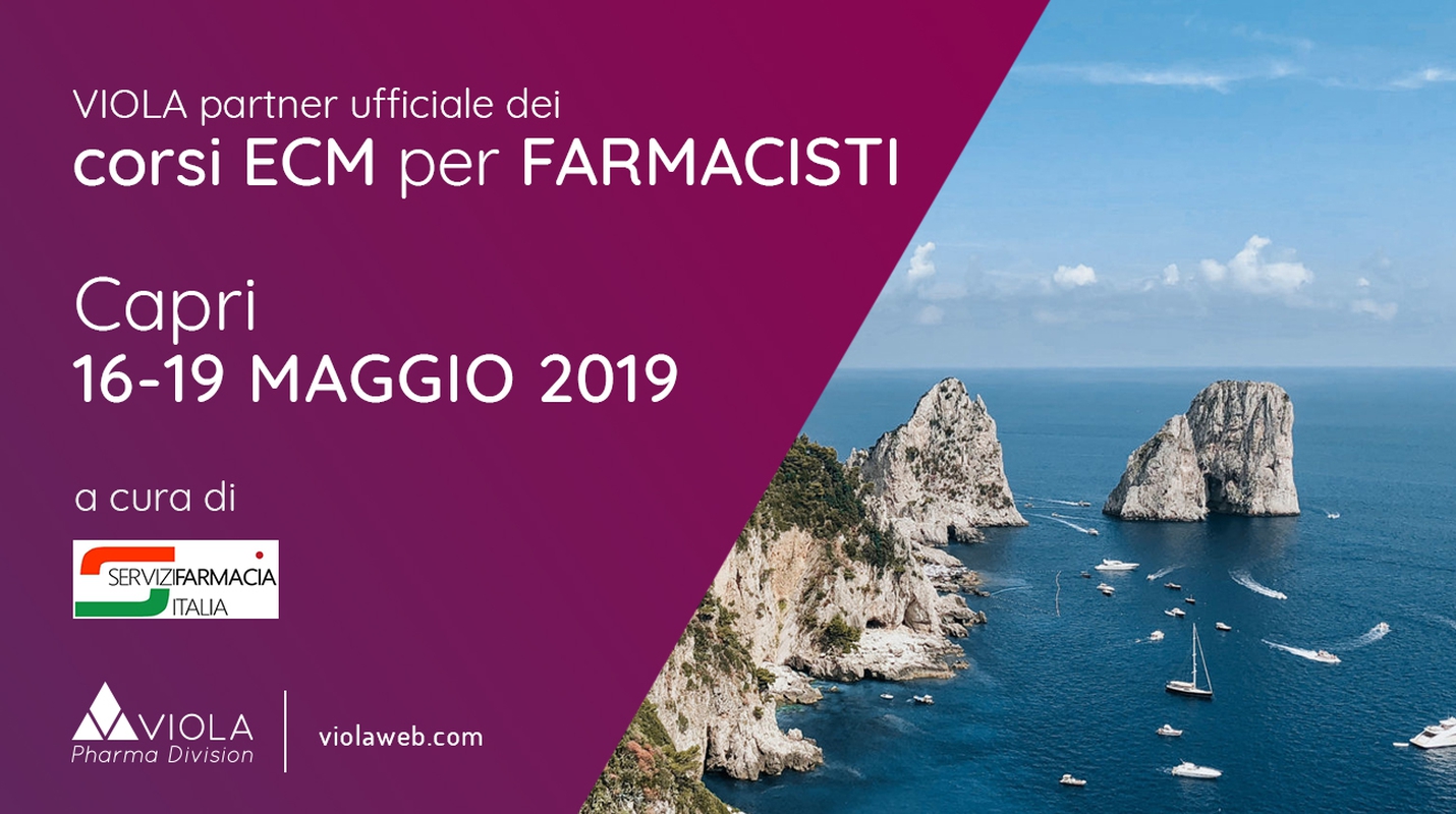 VIOLA partner ufficiale al corso ECM per farmacisti a CAPRI